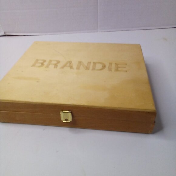 Vintage Brandie Wood Block Puzzle Nursery Rhymes Box - Picture 2 of 13